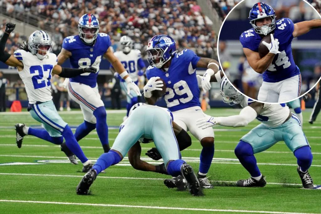 Tyrone Tracy's unusual Giants role could foreshadow new running back...