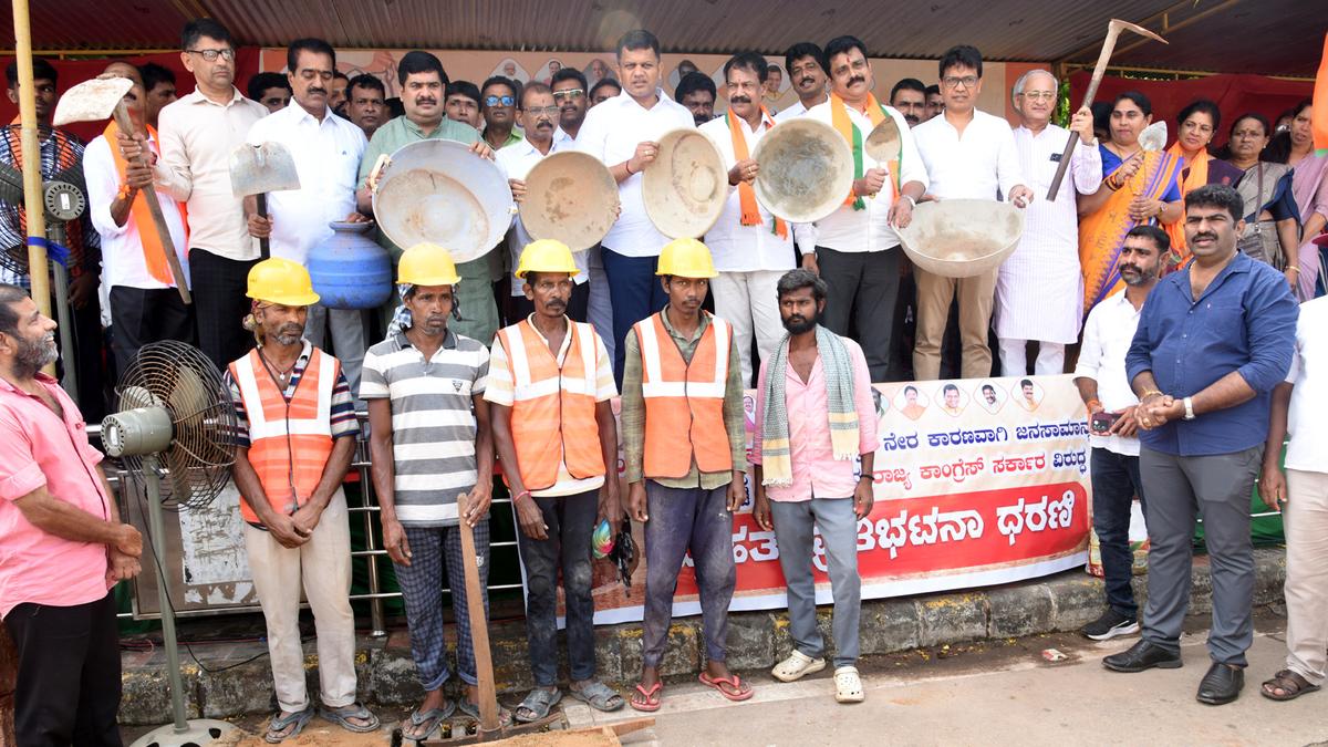 Unable to tolerate growth of Hindutva, Congress govt creates artificial shortage of laterite stones, sand in DK, says Capt. Brijesh Chowta