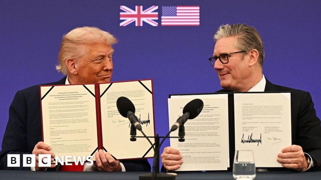 US firms pledge £150bn investment in UK as tech deal signed