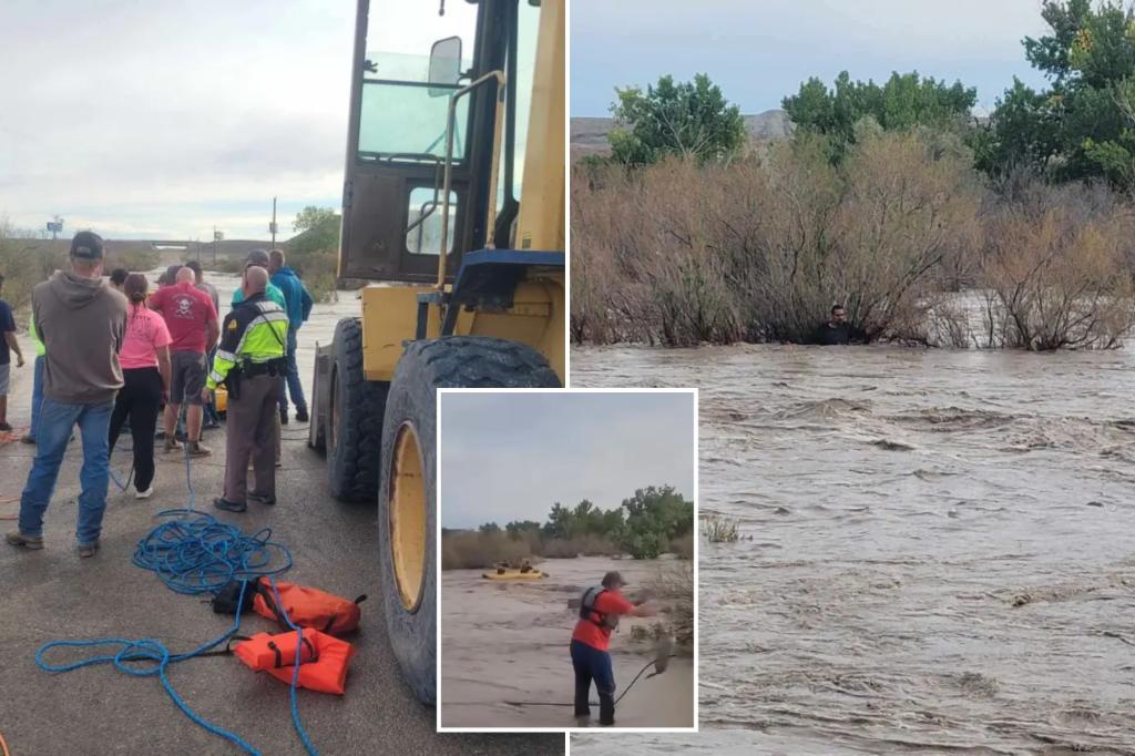 Utah first responders, civilians rescue man caught in flash flooding...
