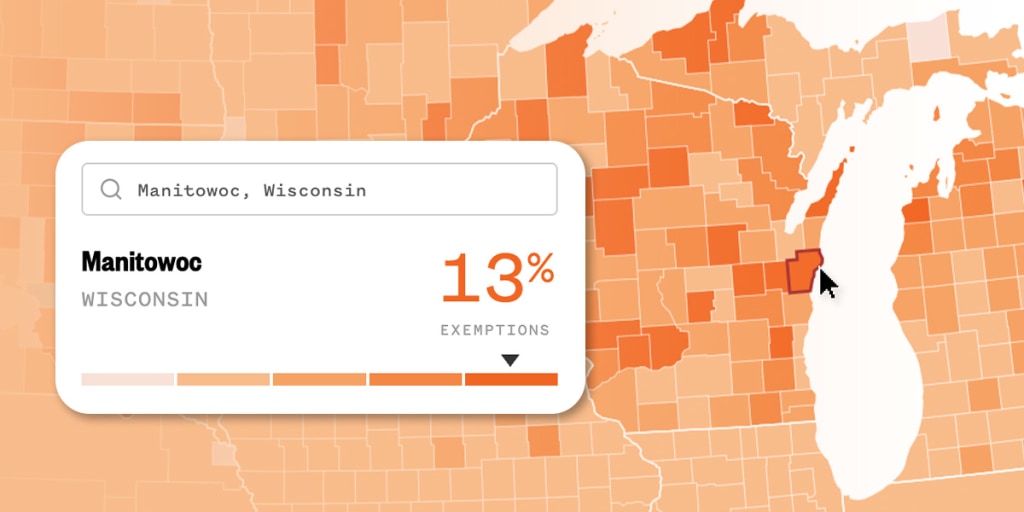 Vaccination map: How protected is your community?