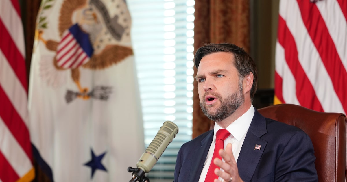 Vance hosts Kirk's radio show, says he'll honor him by being a better husband and father