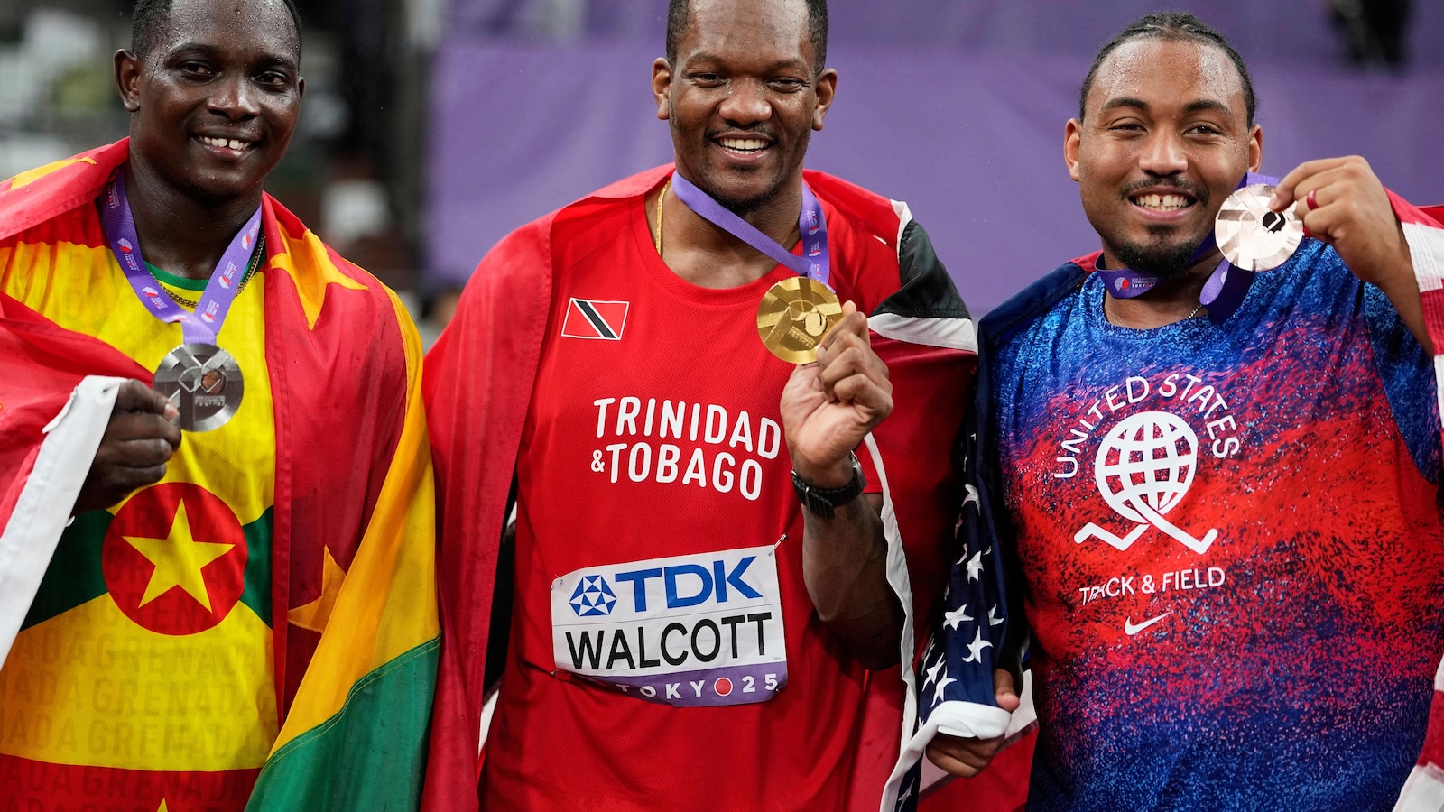 Walcott tops a major podium after 13 years with javelin gold at the worlds