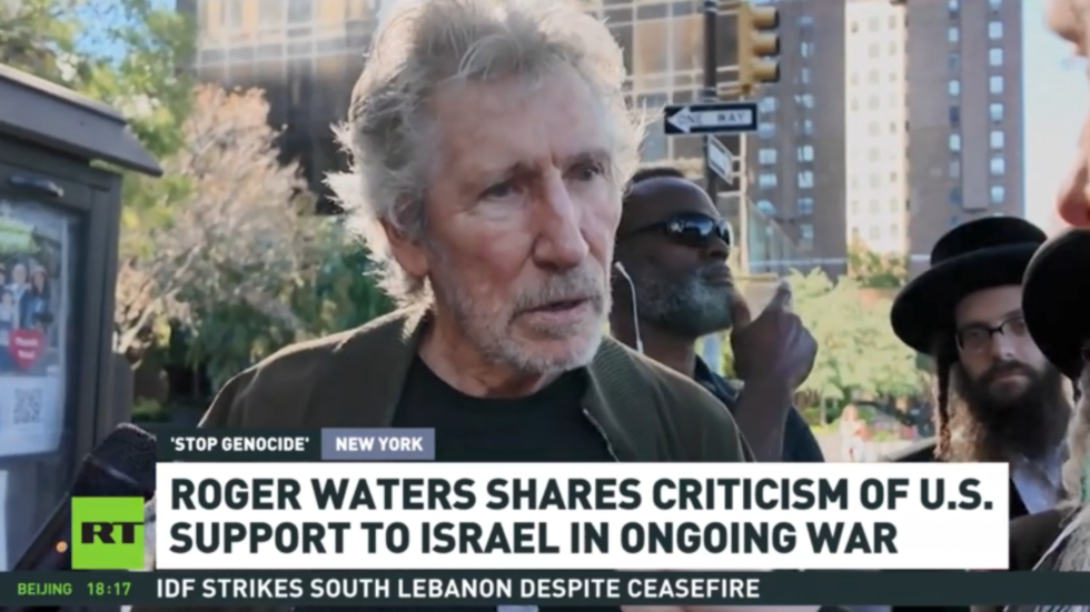West complicit in 'genocide' of Palestinians - Roger Waters  --  RT World News