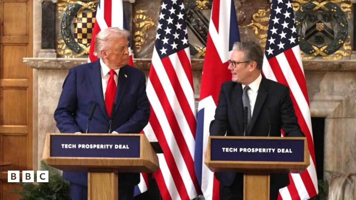 What happened on the final day of President Trump's UK state visit?