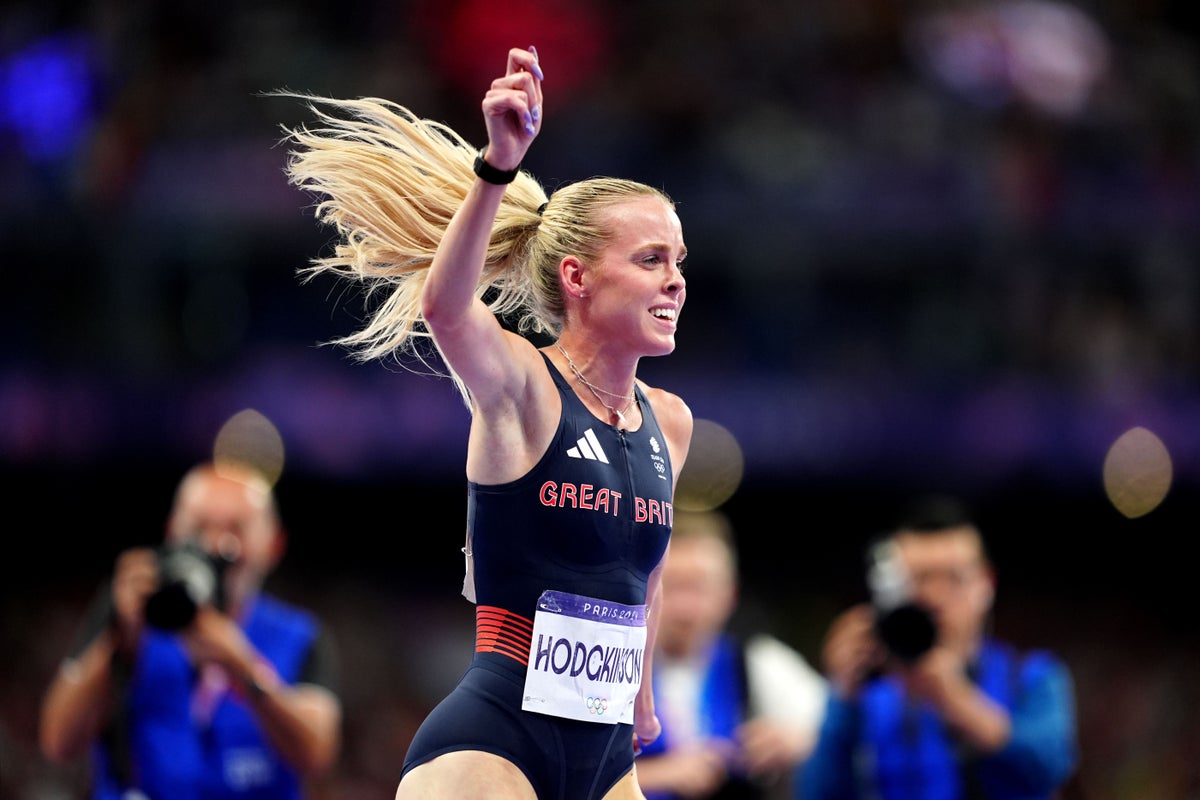 When is Keely Hodgkinson running in the World Athletics Championships 800m?