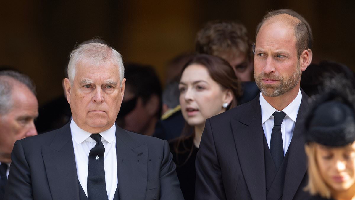 William's 'fury' at Prince Andrew's funeral ambush: ANDREW LOWNIE