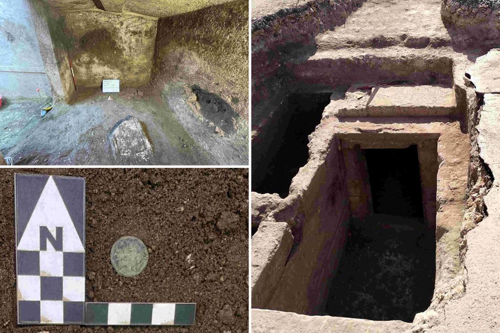 Workers discover 2,300-year-old tomb during sewer installation in...