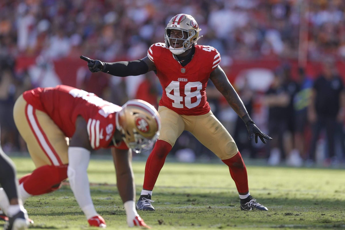 For new 49ers middle LB Tatum Bethune, talking is just as important as tackling