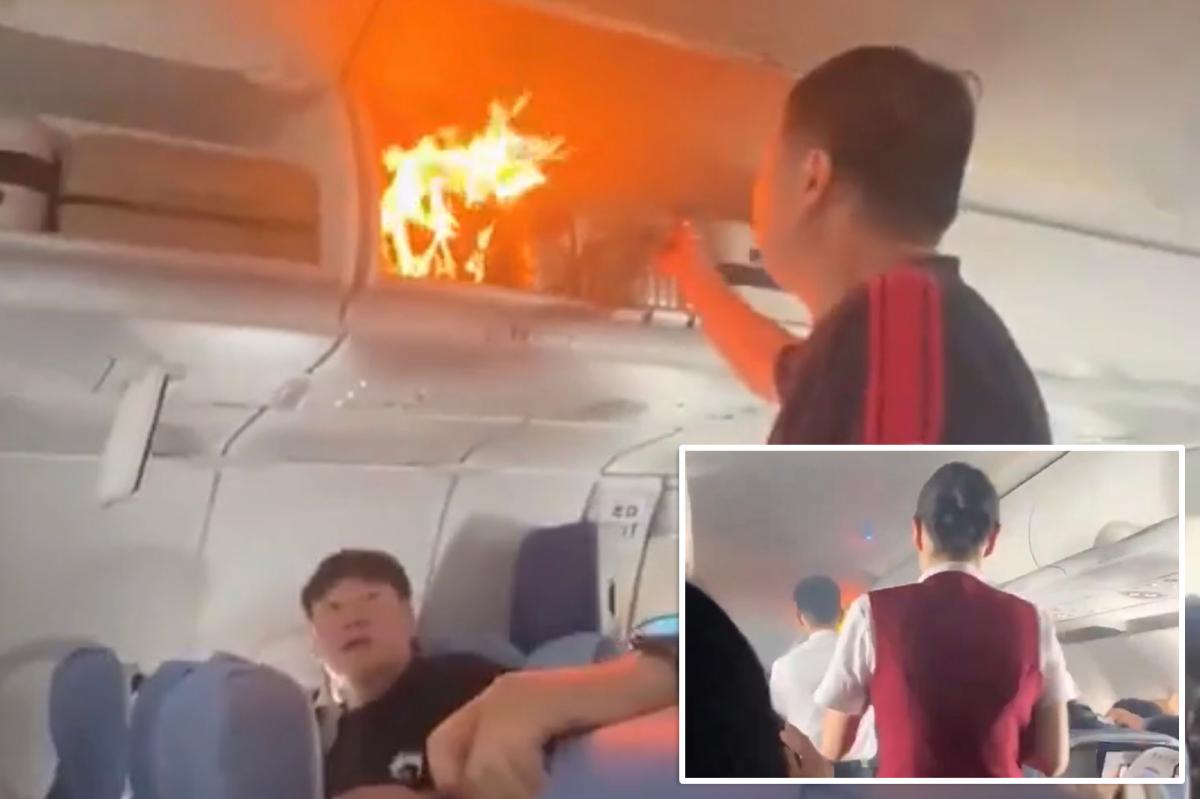 Lithium battery ignites on Air China flight in mid air, horrifying...