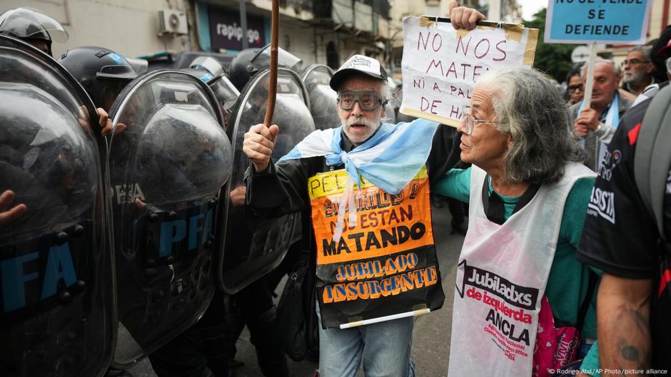 Argentina's austerity cuts drive pensioners onto the streets