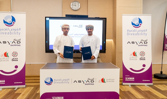 Asyad Shipping and Oman Sail join hands to reignite Dive Ability program and support people with disabilities