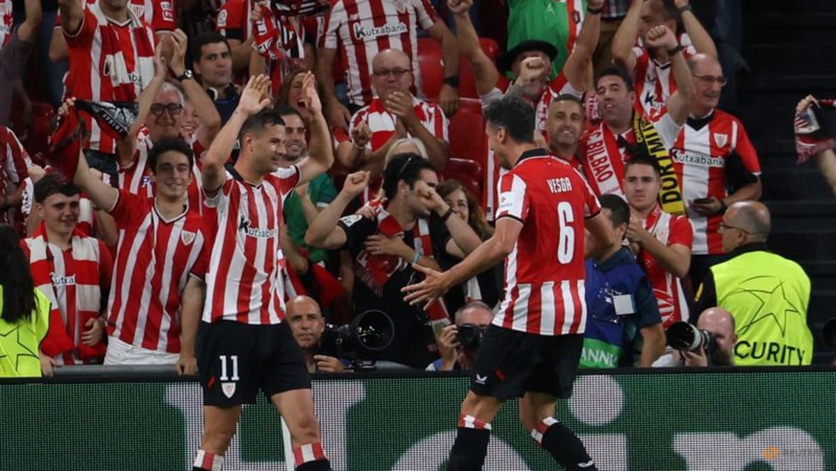 Bilbao bounce back from quick Qarabag goal to earn 3-1 win