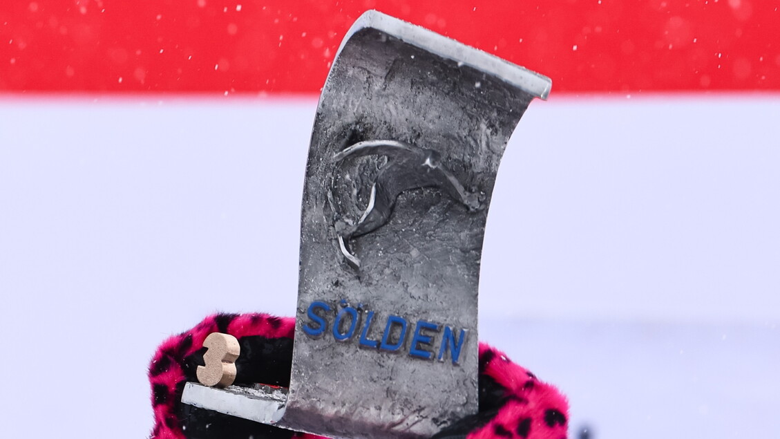 Sci alpino: Atle Lie McGrath festeggia il podio - Sport - Ansa.it