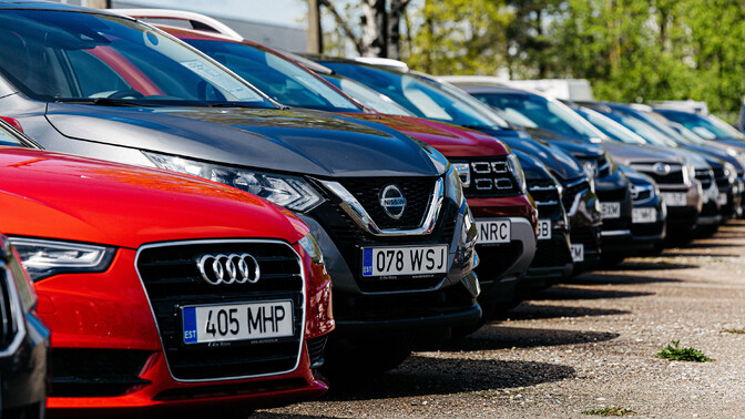 Car sales in Estonia down by as much as they're up in Latvia and Lithuania
