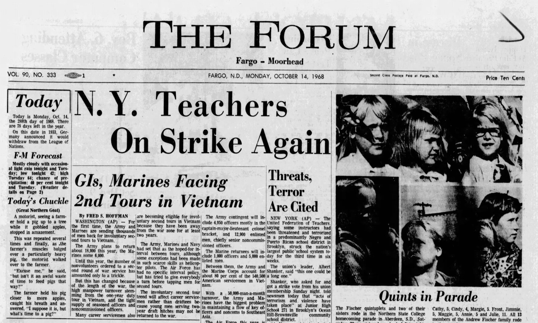 Today in History: Barnesville girl dies after fall during church hayride