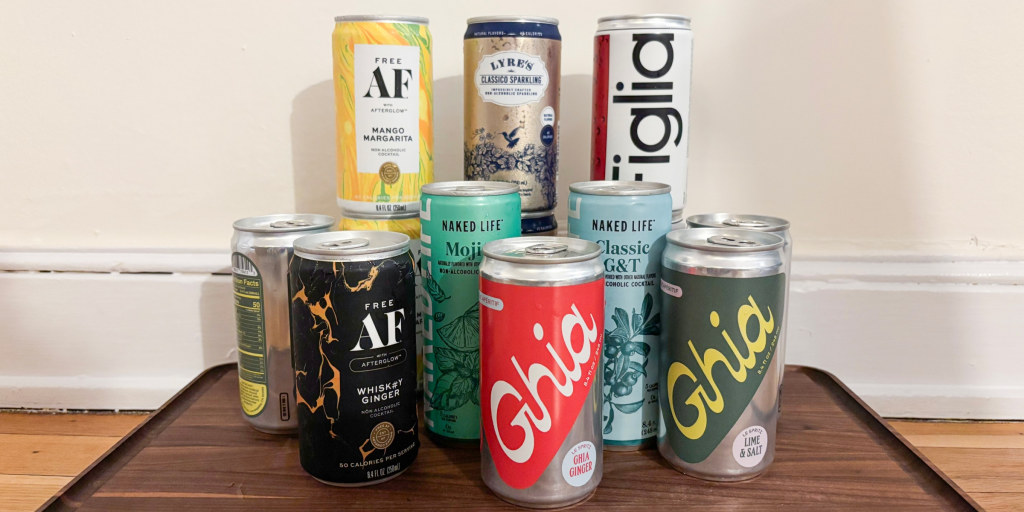 We tested 32 canned mocktails  --  these 10 options make you forget they're nonalcoholic