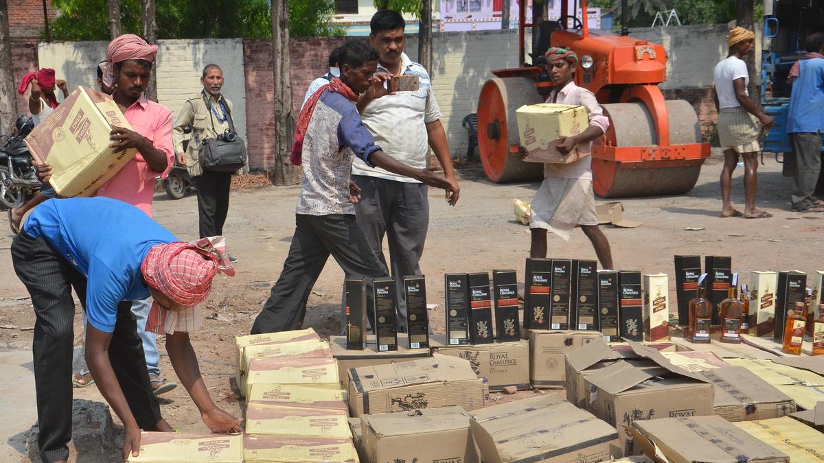 Liquor, drugs, freebies worth over ₹33 crore seized in poll-bound Bihar