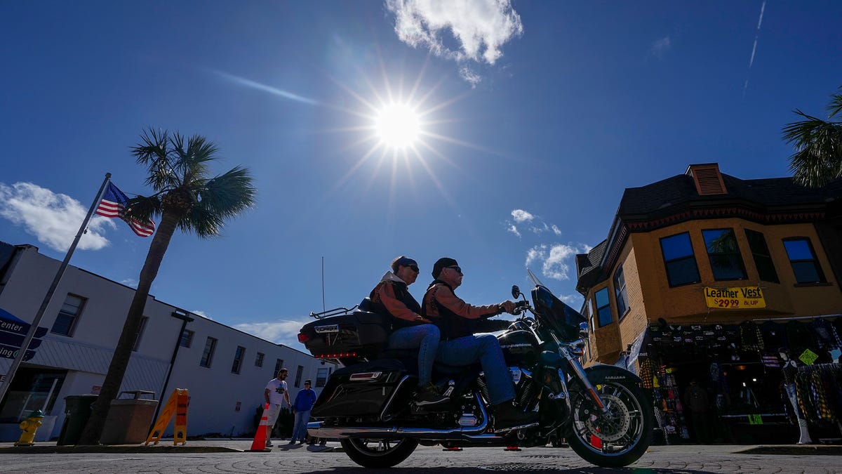 Biketoberfest weather in Daytona Beach calls for sunny skies, but rough beach conditions