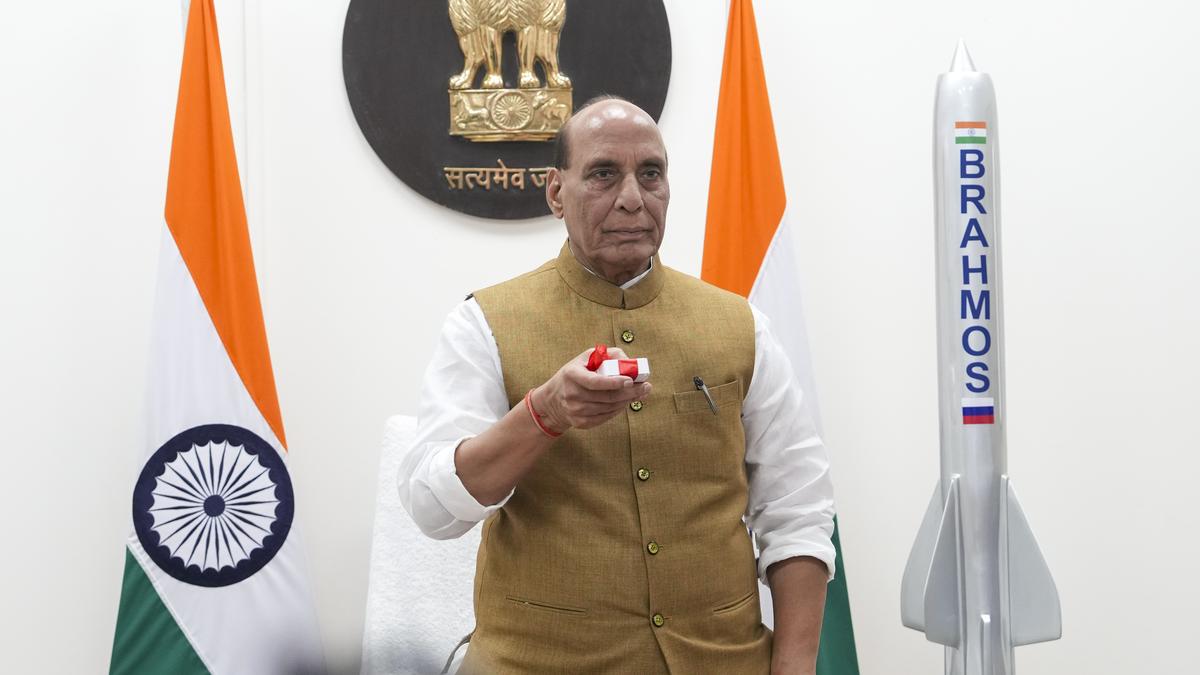 Rajnath, Yogi flag off first batch of Lucknow-made BrahMos missiles