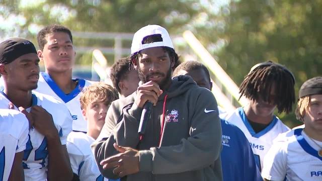 Browns QB Shedeur Sanders giving back to our community