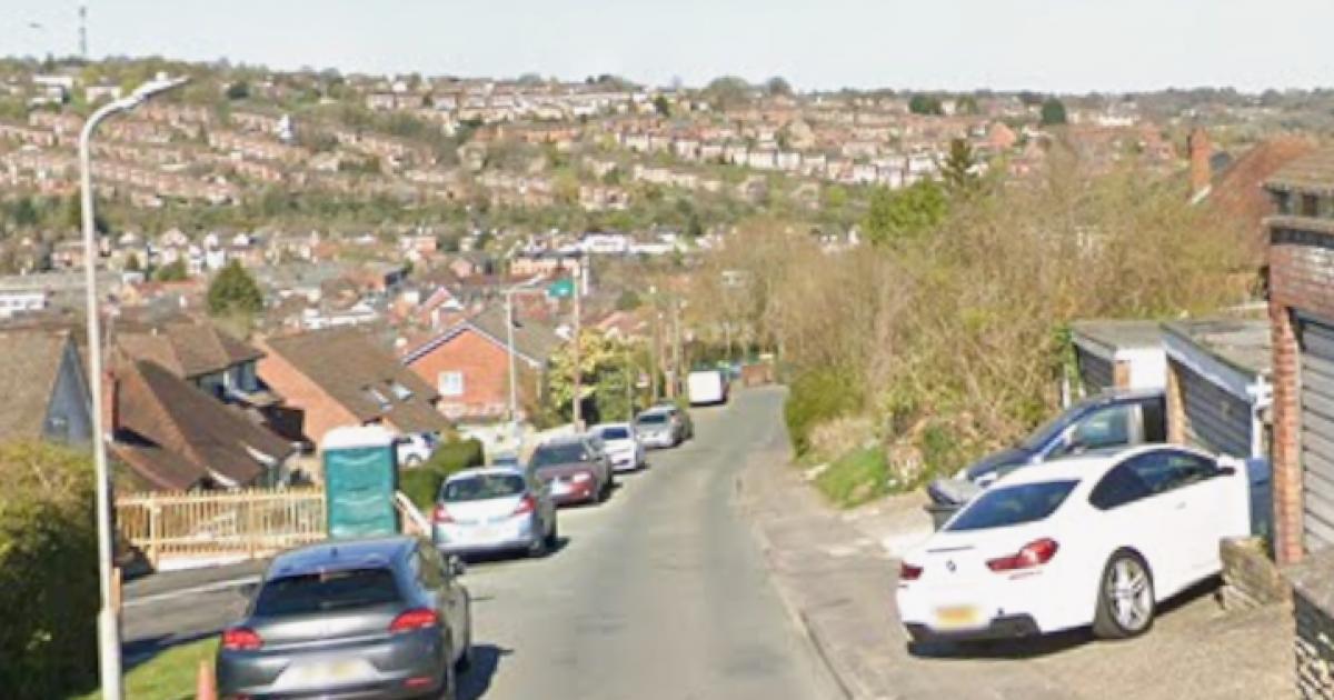 Emergency services put cordon in place after car crashed into bungalow