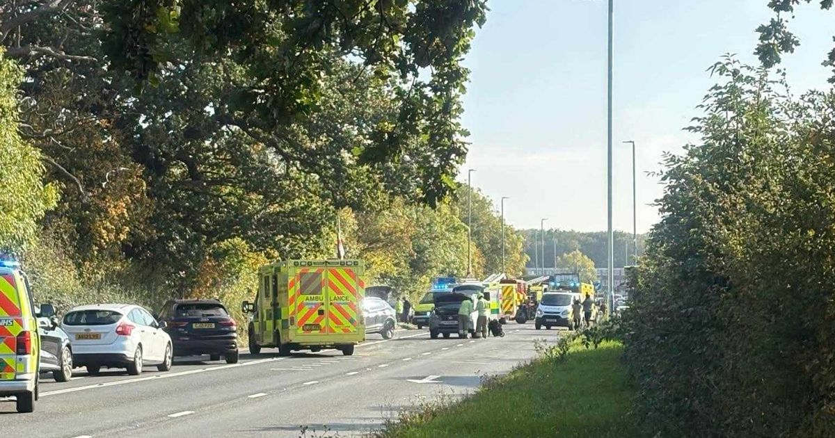 4 people rushed to hospital and driver charged after car flips in crash