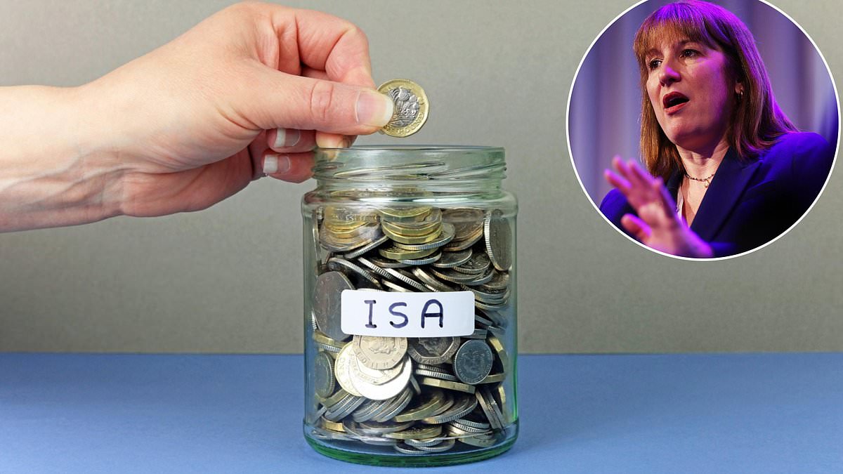 Almost HALF of money saved is put in a cash Isa as Reeves mulls cut