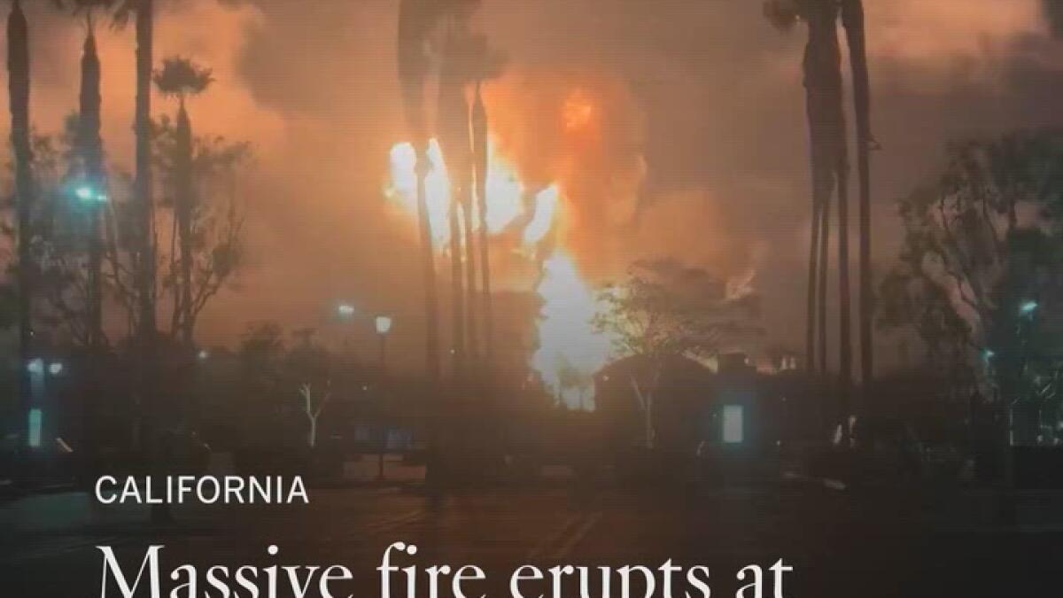 Massive fire erupts at Chevron refinery in El Segundo