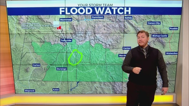 Widespread rain brings flood warnings to southern Colorado