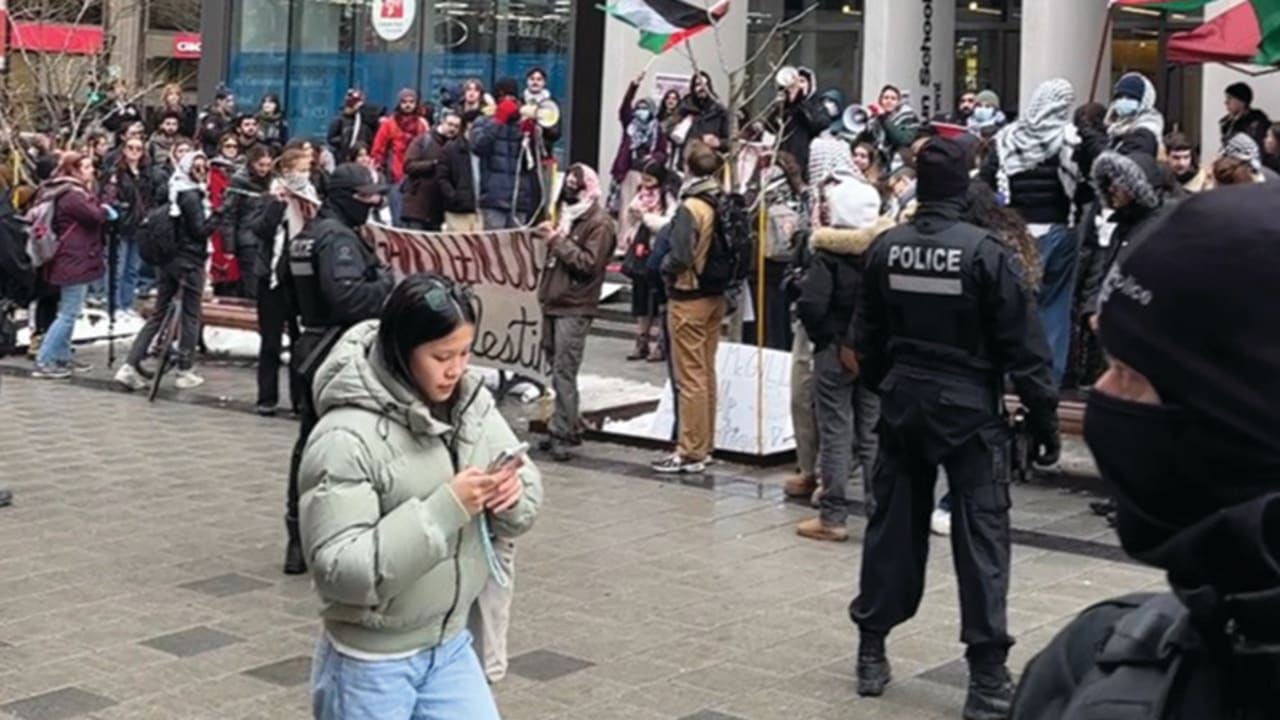 Concordia closes campus after anti israel protest arrests