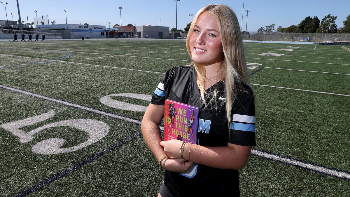Corona del Mar sophomore aims to empower other flag football players with new book