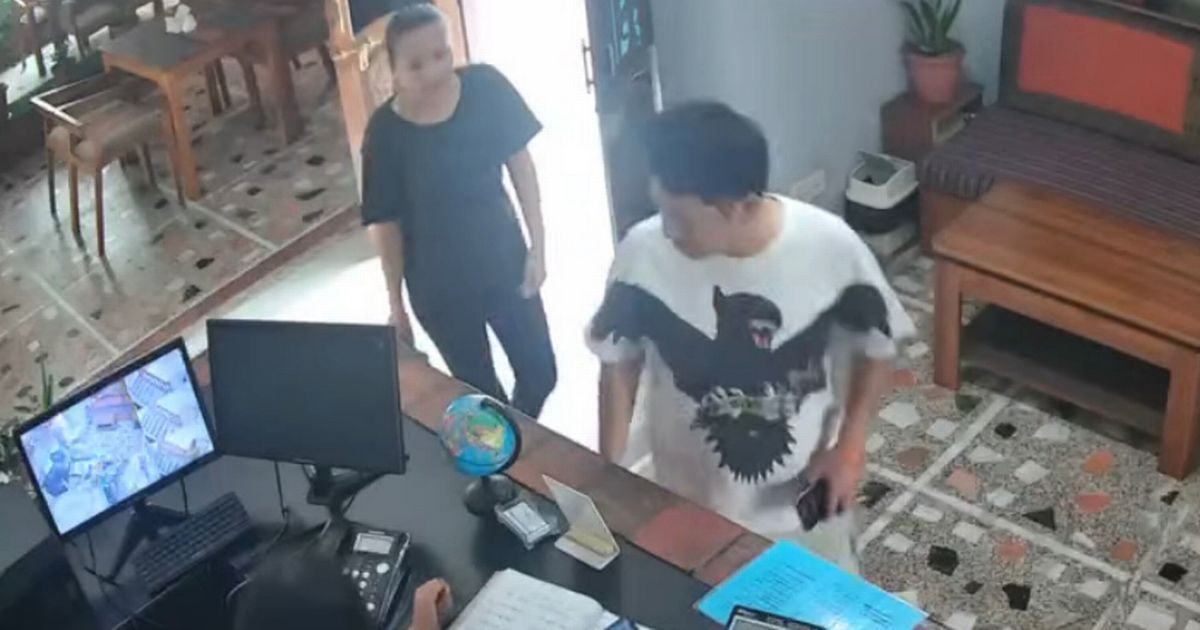 Dodgy couple flee hotel without paying for room or food as bosses release passport pics - Daily Star