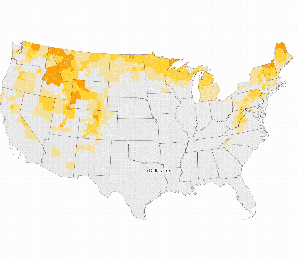 When will leaves change this fall? Use this county map to find out
