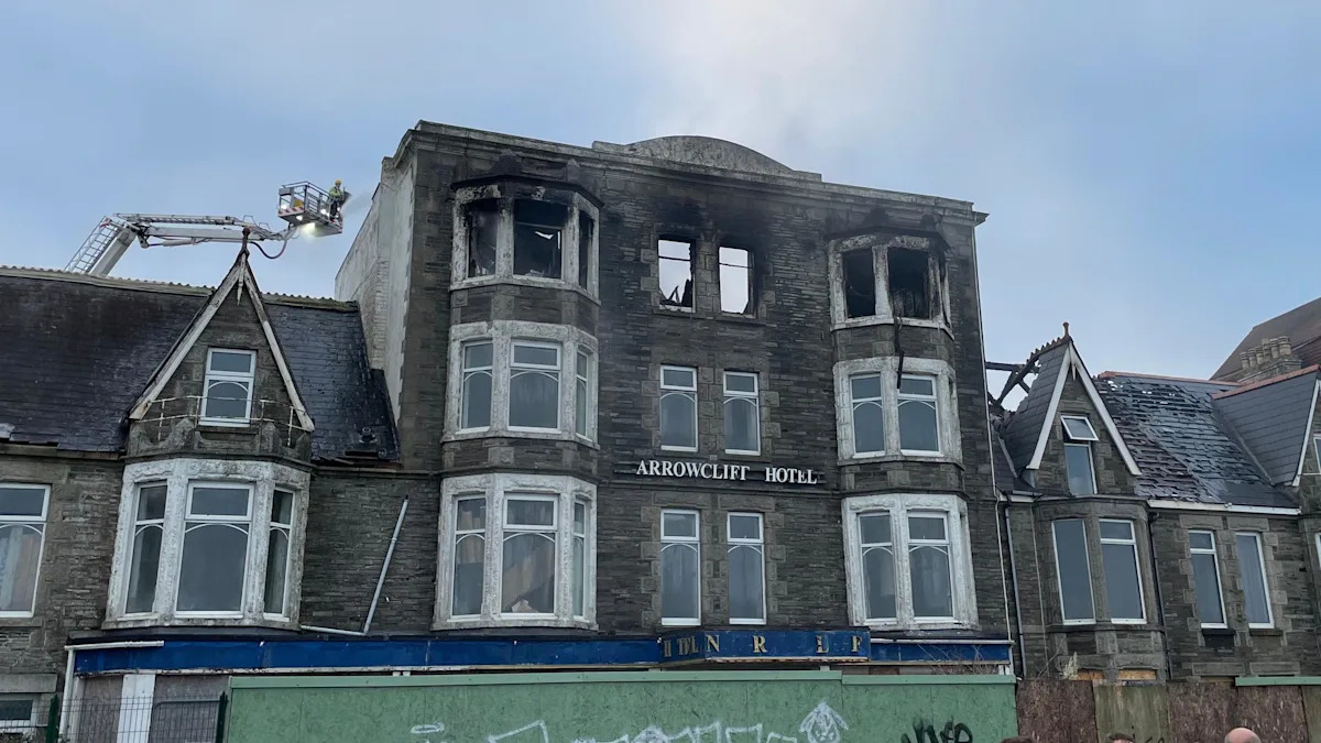 Derelict hotel fire 'inevitable' says councillor