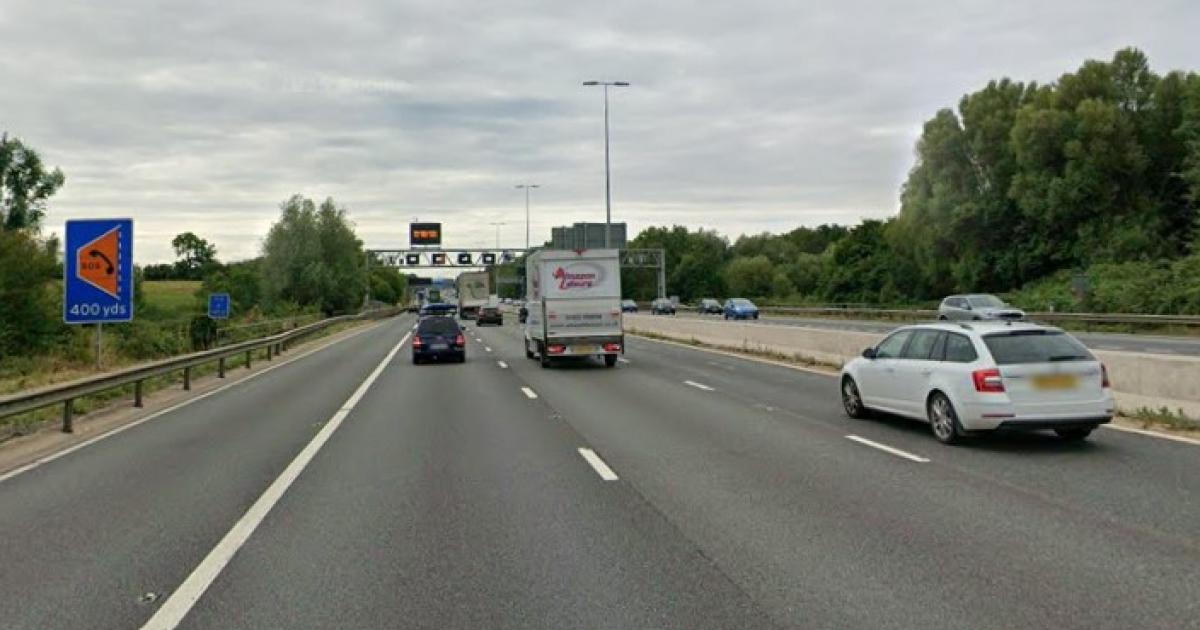 Man fined and banned from driving for travelling at 68mph on M4