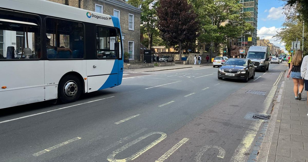 Driver flees scene after crash on busy Cambridge road