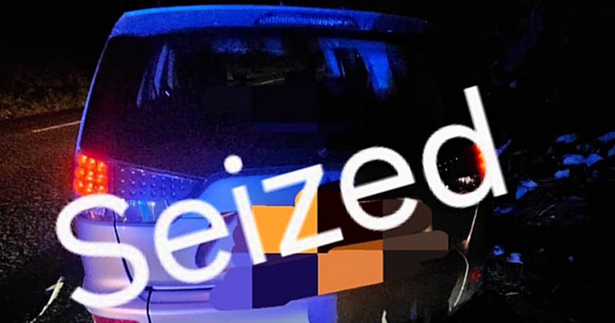 Driver who was five times over limit tried to drive through checkpoint