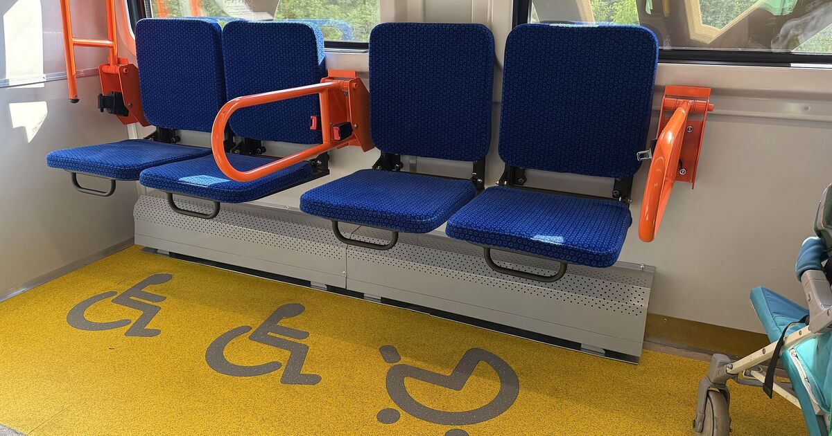 Mum gets 'poetic justice' after demanding disabled seat on busy train
