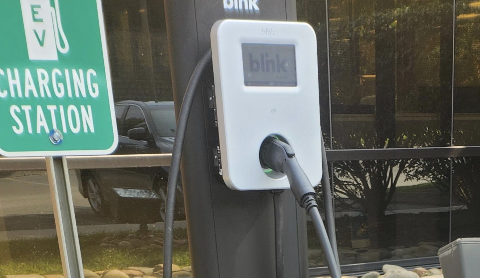 EV driver shares photo of baffling discovery at charging station: 'It's very annoying'