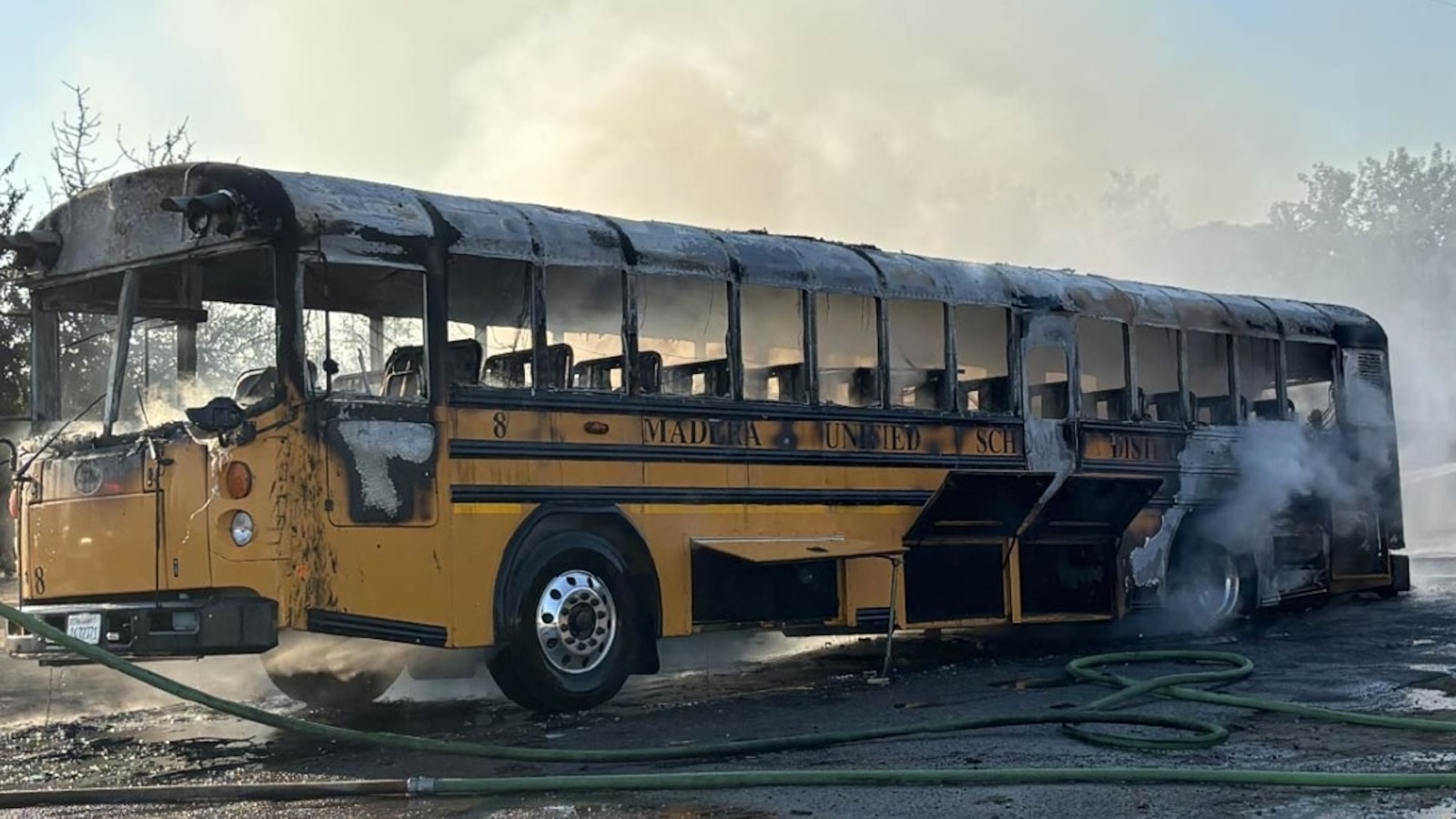 Farmworkers hailed as heroes after rescuing 20 children from burning school bus in California