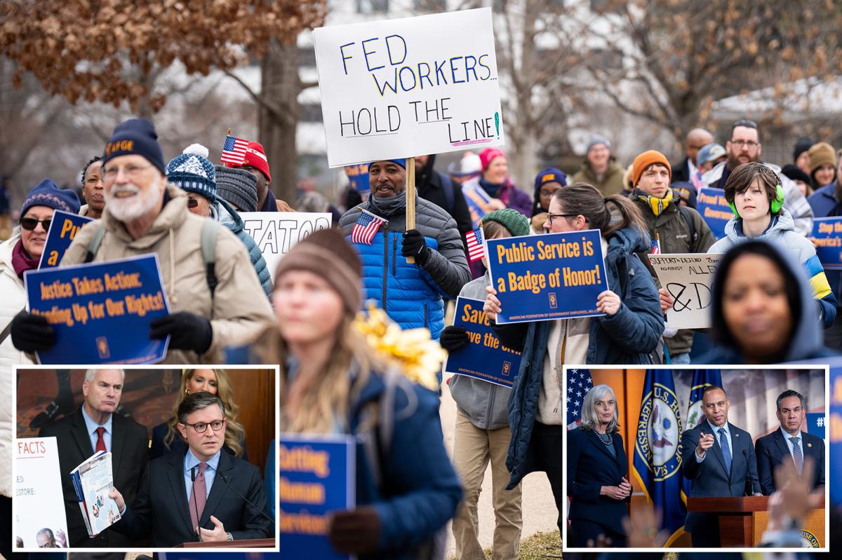 Largest federal workers union urges Congress to pass 'clean' stopgap,...