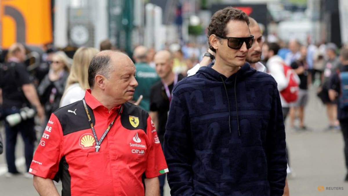 Ferrari chairman Elkann defends Vasseur after Horner speculation
