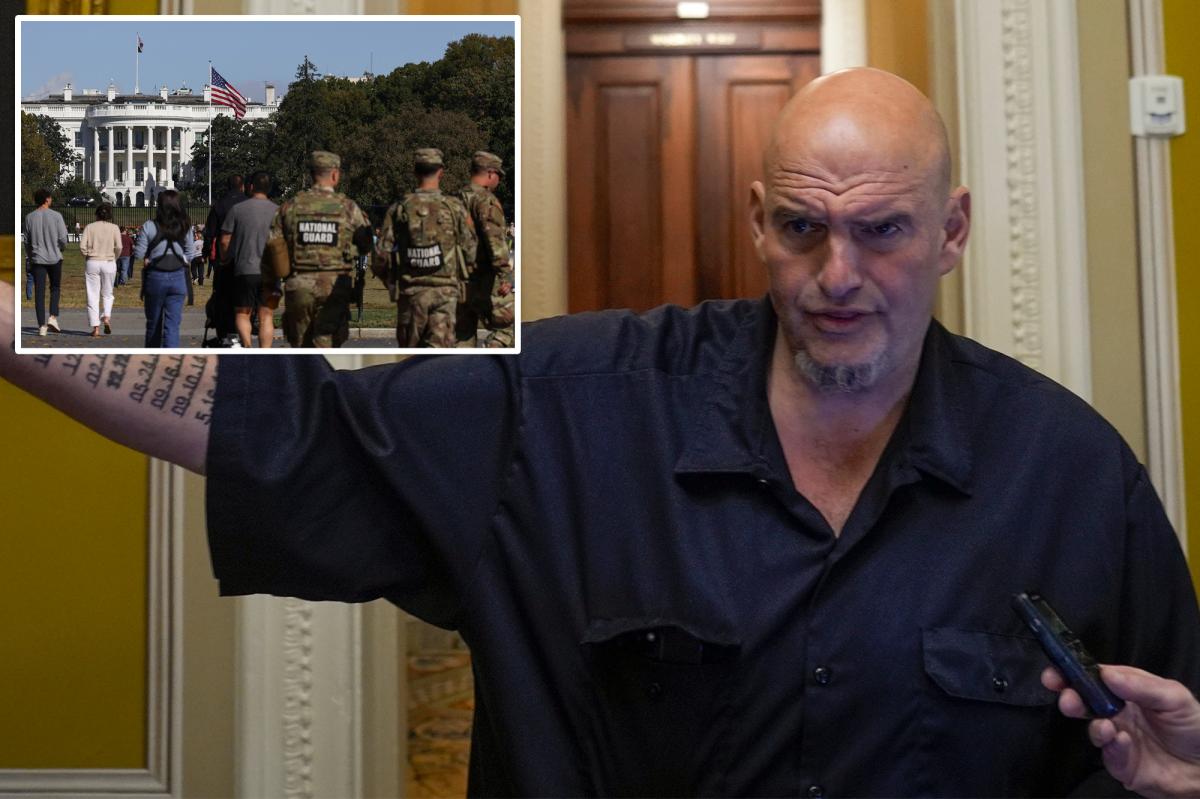 John Fetterman ditches Dems in shutdown vote, urges to put America...