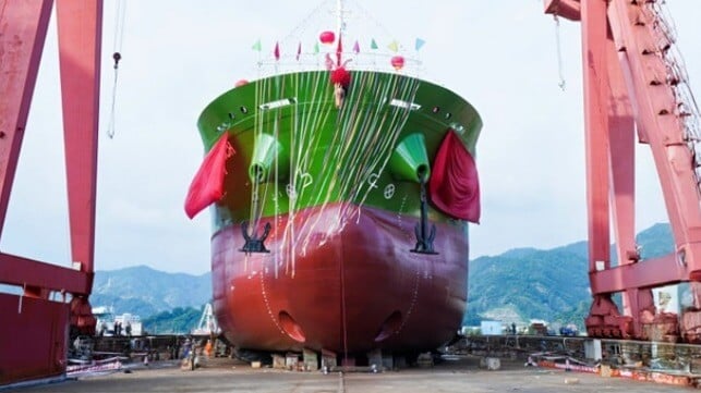 First Methanol-Powered Bunker Tanker Launched for Ops in Singapore