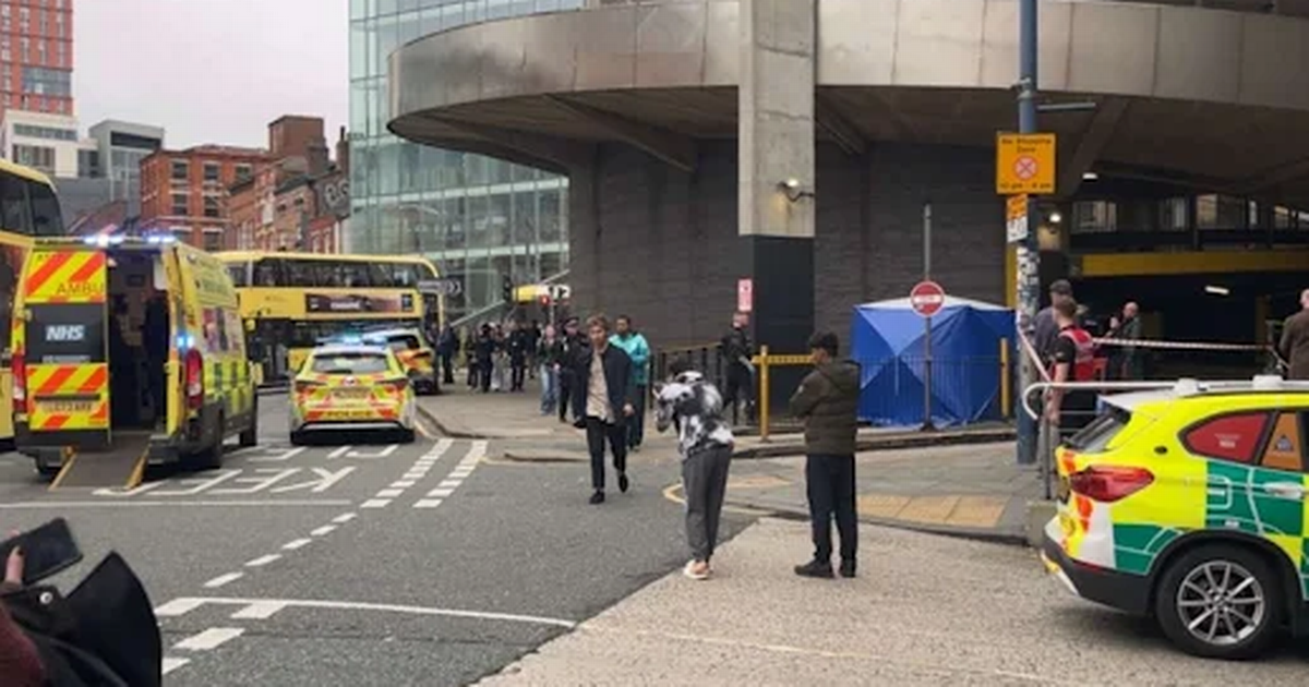 Forensic tent seen outside Arndale car park amid large emergency response