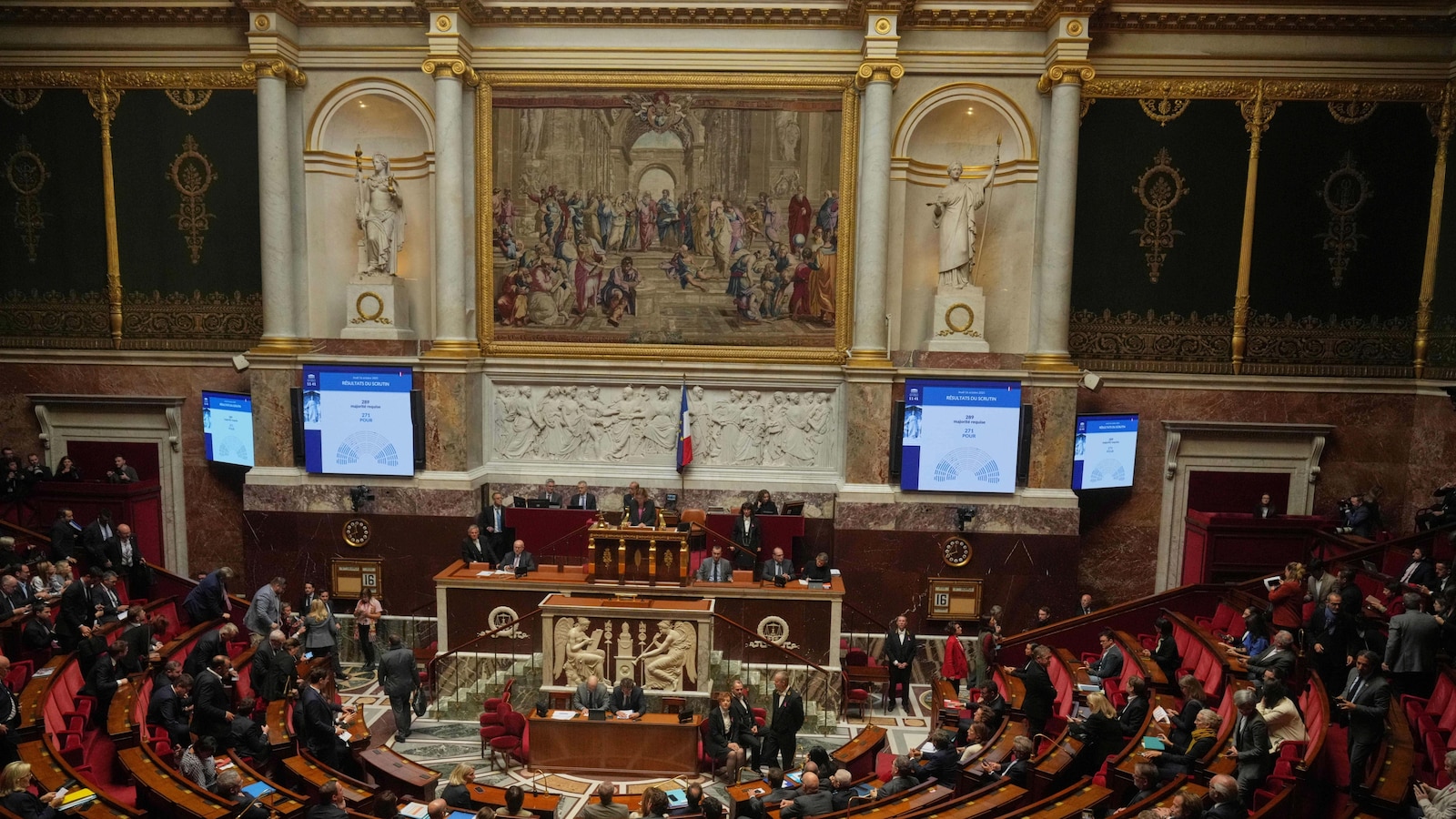 France steps back from the brink as parliament spares the prime minister. For now