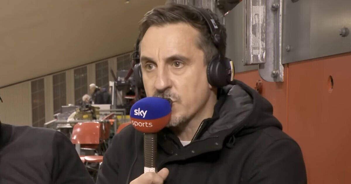Gary Neville predicts where Man Utd will finish after Liverpool win