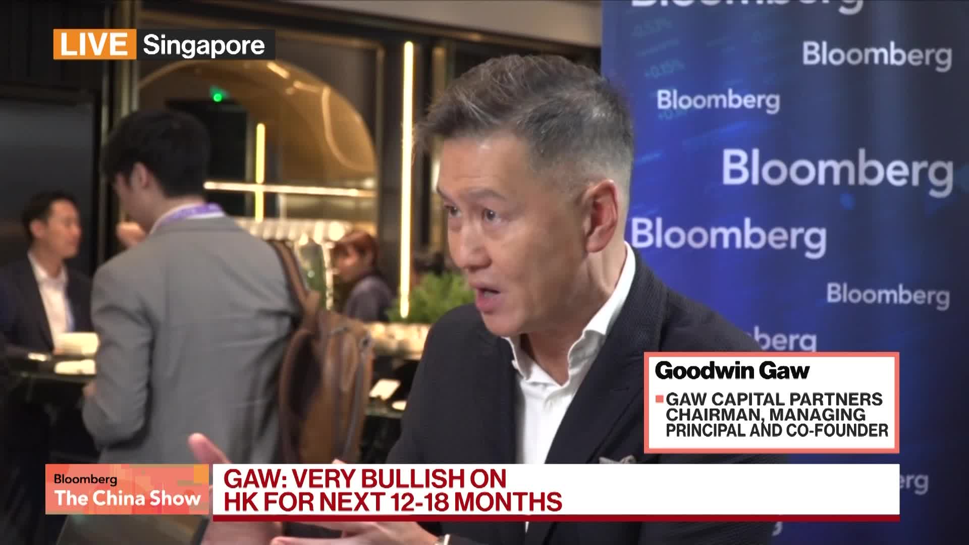 Gaw 'Very Bullish' on HK for Next 12-18 Months