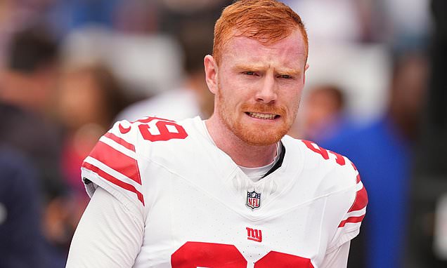 Giants release kicker Jude McAtamney, who missed 2 extra points in...